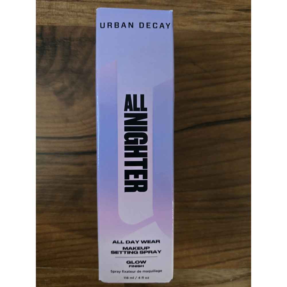 Urban Decay All Nighter Makeup Setting Spray GLOW Finish 4 Oz Full Size NIB S6